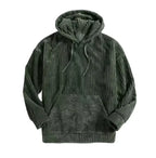 Essentials Hooded Corduroy Pullover for Men (One Piece) Pi-Mart