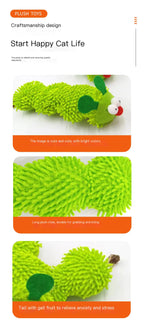 Feline Fun Caterpillar Toy