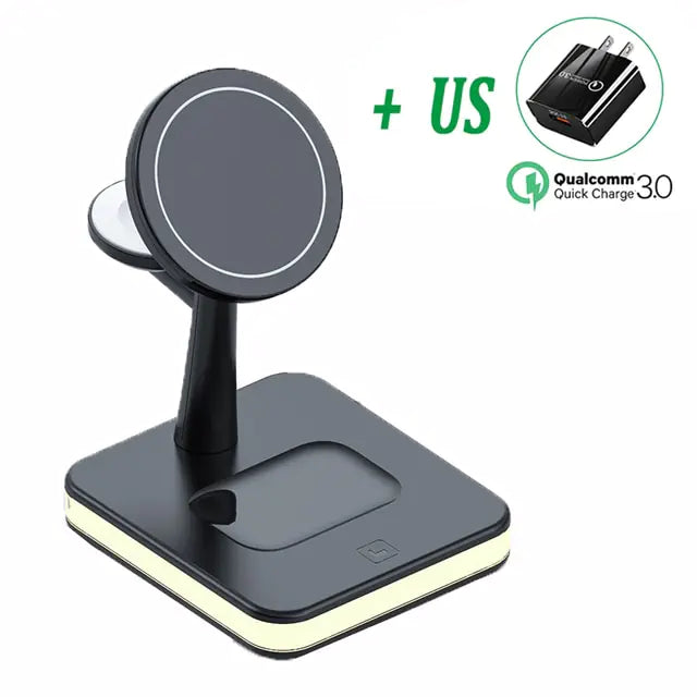 3 In 1 Magnetic Wireless Charger Stand Pi-Mart