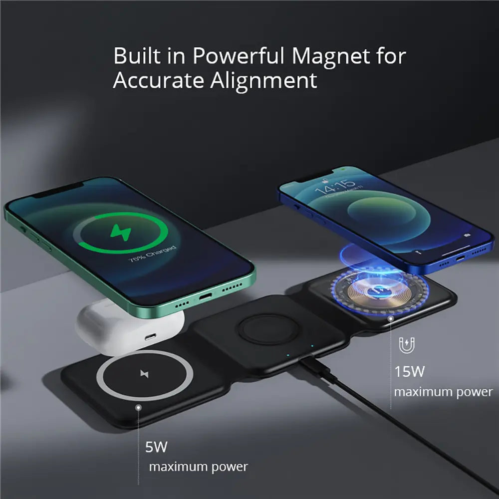 Foldable Wireless Charger for Apple Pi-Mart