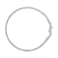 18K White Gold 5.00 Cttw Natural Diamond 3 Row Link Tennis Bracelet (G-H Color, VS1-VS2 Clarity) - 7.25" Inches Lootquake LLC