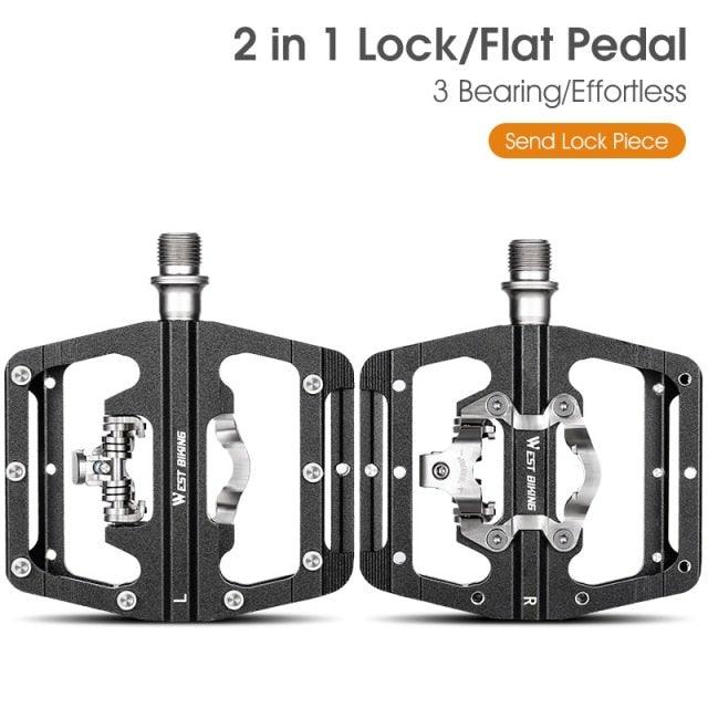 3 Bearings Bicycle Pedals Ultralight Anti-Slip Road Pedal Cycling Sealed Bearing Bike Pedals Accessories Bearings Pedals For Bicycle Lightweight Bicycle Pedals Of Road Bikes Stevvex