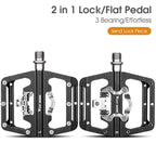 3 Bearings Bicycle Pedals Ultralight Anti-Slip Road Pedal Cycling Sealed Bearing Bike Pedals Accessories Bearings Pedals For Bicycle Lightweight Bicycle Pedals Of Road Bikes Stevvex