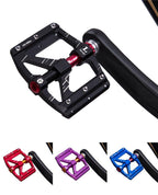 3 Bearings Bicycle Pedals Ultralight Anti-Slip Road Pedal Cycling Sealed Bearing Bike Pedals Accessories Bearings Pedals For Bicycle Lightweight Bicycle Pedals Of Road Bikes Stevvex