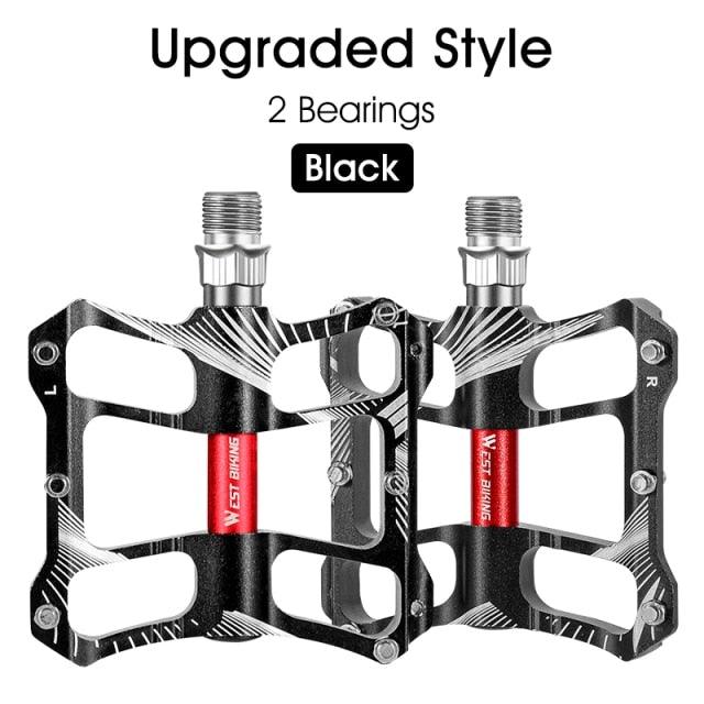 3 Bearings Bicycle Pedals Ultralight Anti-Slip Road Pedal Cycling Sealed Bearing Bike Pedals Accessories Bearings Pedals For Bicycle Lightweight Bicycle Pedals Of Road Bikes Stevvex