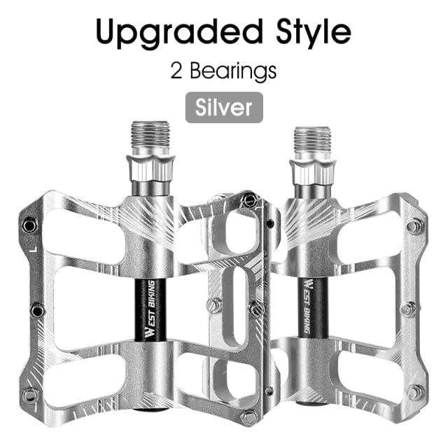 3 Bearings Bicycle Pedals Ultralight Anti-Slip Road Pedal Cycling Sealed Bearing Bike Pedals Accessories Bearings Pedals For Bicycle Lightweight Bicycle Pedals Of Road Bikes Stevvex