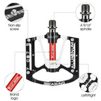 3 Bearings Bicycle Pedals Ultralight Anti-Slip Road Pedal Cycling Sealed Bearing Bike Pedals Accessories Bearings Pedals For Bicycle Lightweight Bicycle Pedals Of Road Bikes Stevvex