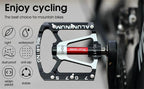 3 Bearings Bicycle Pedals Ultralight Anti-Slip Road Pedal Cycling Sealed Bearing Bike Pedals Accessories Bearings Pedals For Bicycle Lightweight Bicycle Pedals Of Road Bikes Stevvex