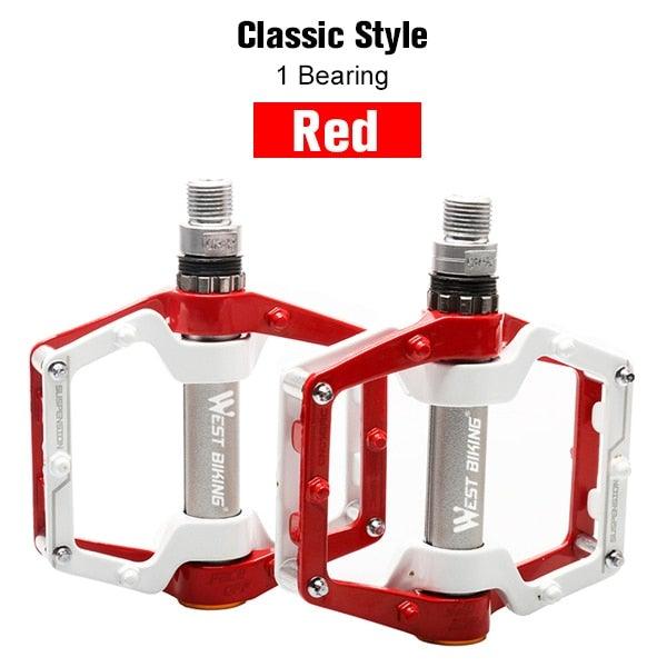 3 Bearings Bicycle Pedals Ultralight Anti-Slip Road Pedal Cycling Sealed Bearing Bike Pedals Accessories Bearings Pedals For Bicycle Lightweight Bicycle Pedals Of Road Bikes Stevvex