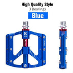 3 Bearings Bicycle Pedals Ultralight Anti-Slip Road Pedal Cycling Sealed Bearing Bike Pedals Accessories Bearings Pedals For Bicycle Lightweight Bicycle Pedals Of Road Bikes Stevvex