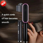 3 IN 1 Multifunctional Hair Straightener Comb Hair Black Red Straightening Brush Portable Comb Fast Heating Men Beard Straightener For Traveling Perfect Gift For Adults Stevvex