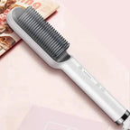3 IN 1 Multifunctional Hair Straightener Comb Hair Black Red Straightening Brush Portable Comb Fast Heating Men Beard Straightener For Traveling Perfect Gift For Adults Stevvex