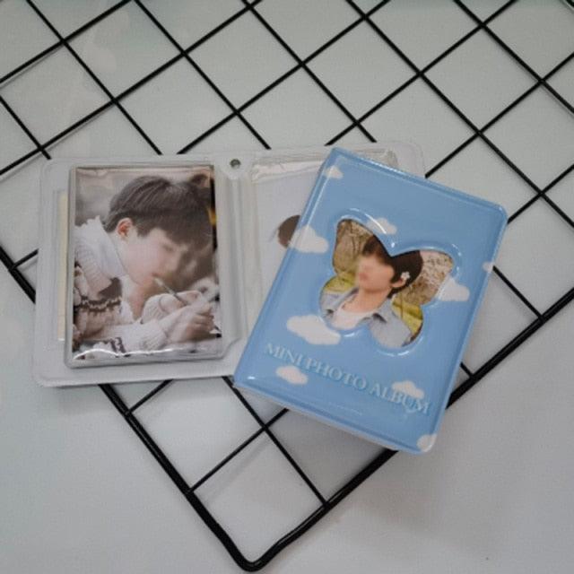 3 Inch Card Binder Photo Album Butterfly Love Hollow 40 Pockets Name Card Book Photo Album Card Photocard Card ID Holder Photo Albums Family Anniversary Gift For Couple Stevvex