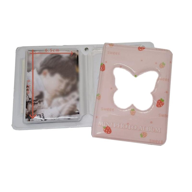 3 Inch Card Binder Photo Album Butterfly Love Hollow 40 Pockets Name Card Book Photo Album Card Photocard Card ID Holder Photo Albums Family Anniversary Gift For Couple Stevvex