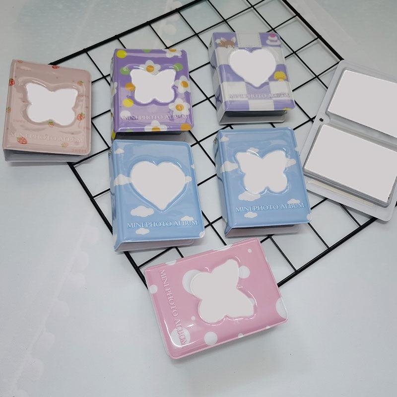 3 Inch Card Binder Photo Album Butterfly Love Hollow 40 Pockets Name Card Book Photo Album Card Photocard Card ID Holder Photo Albums Family Anniversary Gift For Couple Stevvex