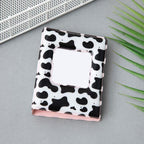 3 Inch Mini Photo Album 32 Pockets Square Hollow Card Holder Bronzing Stars Picture Storage Case PVC Photocard Holder DIY Photo Albums Birthday Gift Family Scrapbook Albums Family Anniversary Gift For Couple Stevvex