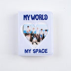 3 Inch Mini Photo Album 32 Pockets Square Hollow Card Holder Bronzing Stars Picture Storage Case PVC Photocard Holder DIY Photo Albums Birthday Gift Family Scrapbook Albums Family Anniversary Gift For Couple Stevvex