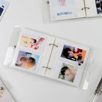 3 Inch Polaroid Photo Album Cute Bear Transparent Jewelry Small Card Collection Storage Book Mini Leaf Scrapbook Paper Baby Family Scrapbook Albums