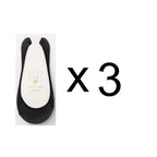3 Pairs Invisible Boat Socks Women Summer Silicone Non-Slip Socks for High Invisible Heels Ice Silk Socks for Women