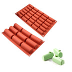 30 Holes Silicone Cake Mold Chocolate Cake Baking Decorating Tools Desserts Cakes Mould Candy Bakeware Molds Mini Cake Pan Candy Molds Break-Apart Silicone Chocolate Mold Stevvex