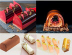 30 Holes Silicone Cake Mold Chocolate Cake Baking Decorating Tools Desserts Cakes Mould Candy Bakeware Molds Mini Cake Pan Candy Molds Break-Apart Silicone Chocolate Mold Stevvex
