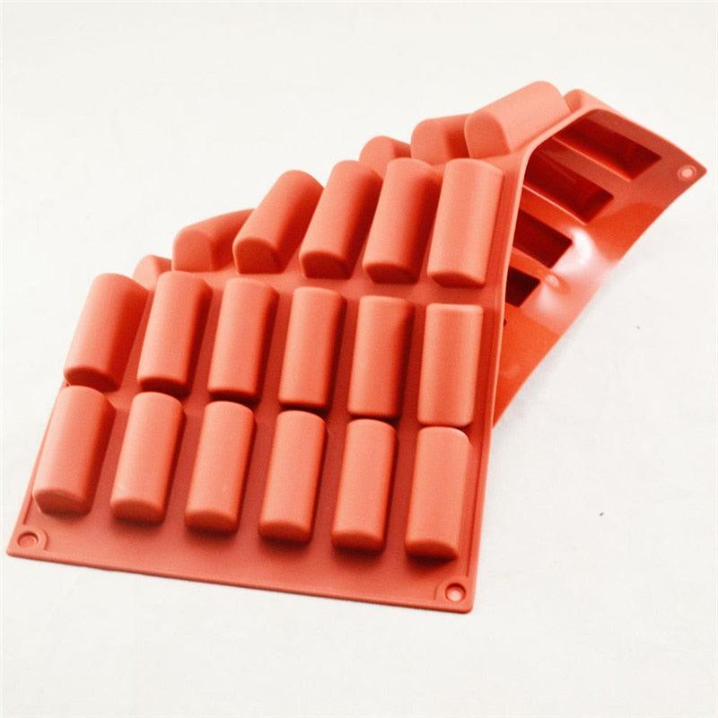 30 Holes Silicone Cake Mold Chocolate Cake Baking Decorating Tools Desserts Cakes Mould Candy Bakeware Molds Mini Cake Pan Candy Molds Break-Apart Silicone Chocolate Mold Stevvex