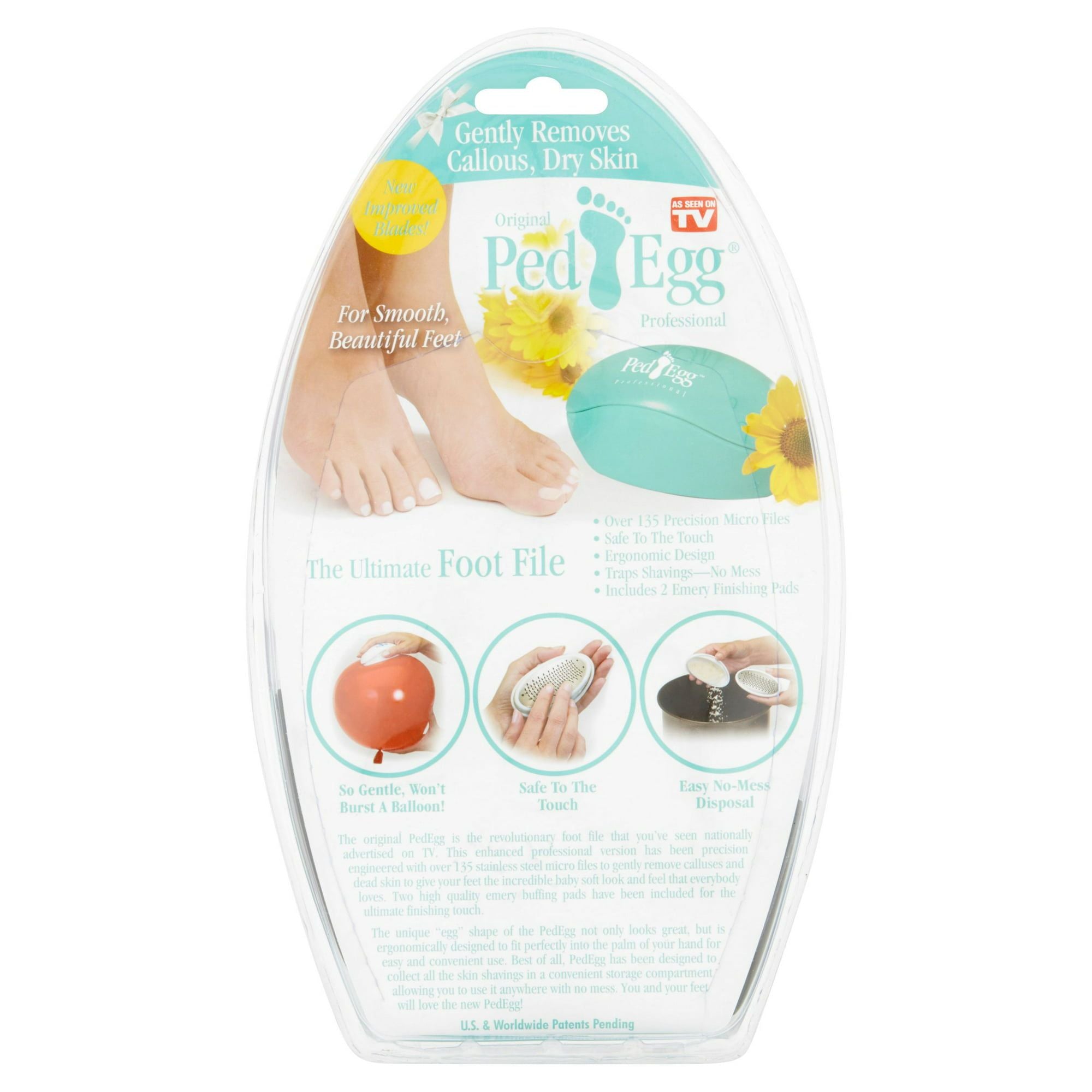 PedEgg Classic Callus Remover As Seen On TV New Look Remove Calluses & Dry Skin EasyOptionXY LLC