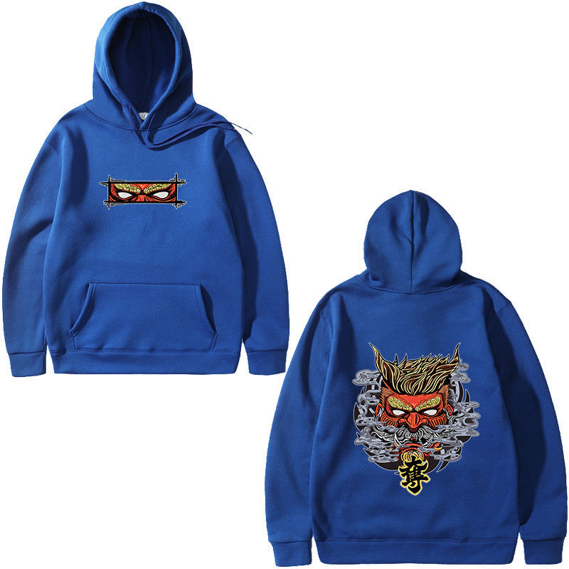 Hooded sweatshirt with pullover print Pi-Mart