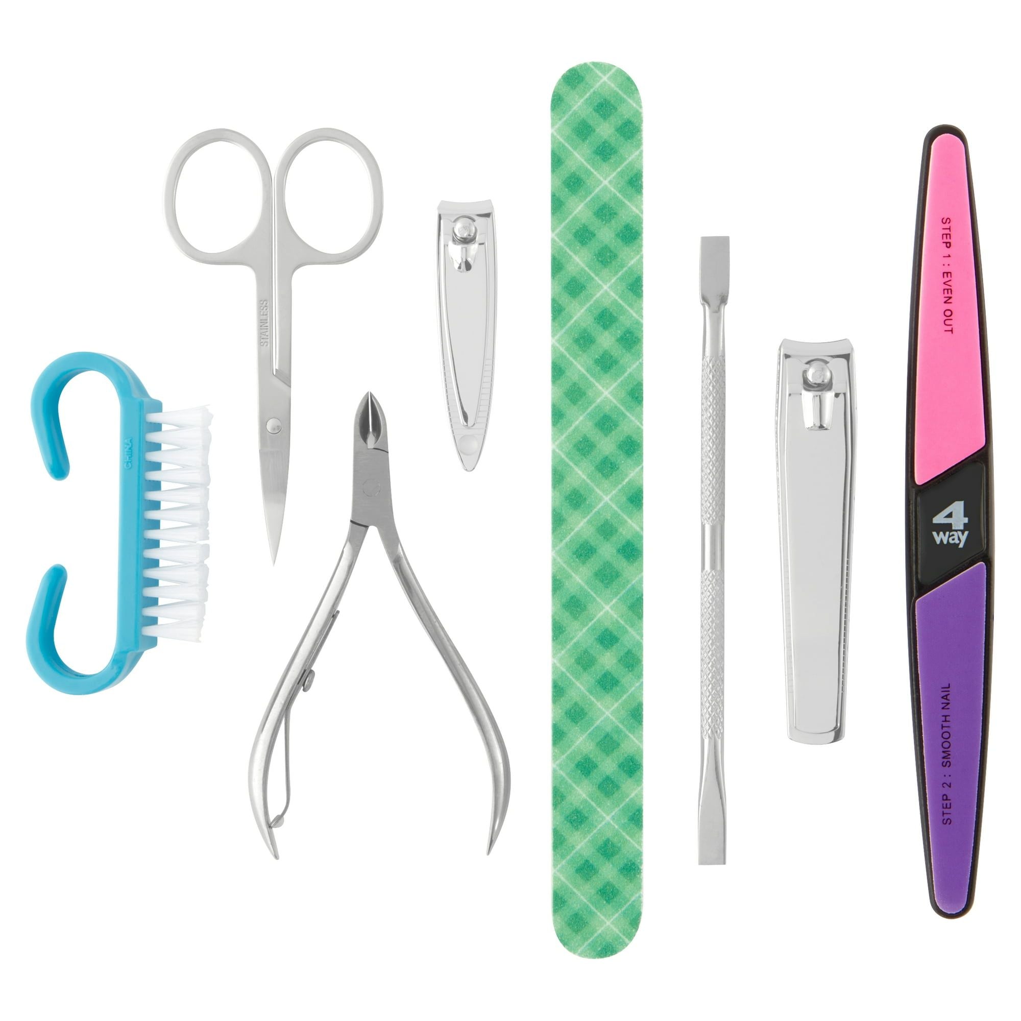Equate Tip to Toe Personal Manicure & Pedicure Kit 8 Pieces EasyOptionXY LLC
