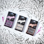 Salon Perfect Artificial Nails 121 Magnetic Silver File & Glue Included 30 Nails EasyOptionXY LLC