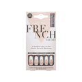 Salon Perfect Artificial Nails 156 Modern French Thick White Tip File & Glue Included 30 Nails EasyOptionXY LLC