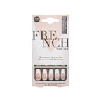 Salon Perfect Artificial Nails 156 Modern French Thick White Tip File & Glue Included 30 Nails EasyOptionXY LLC