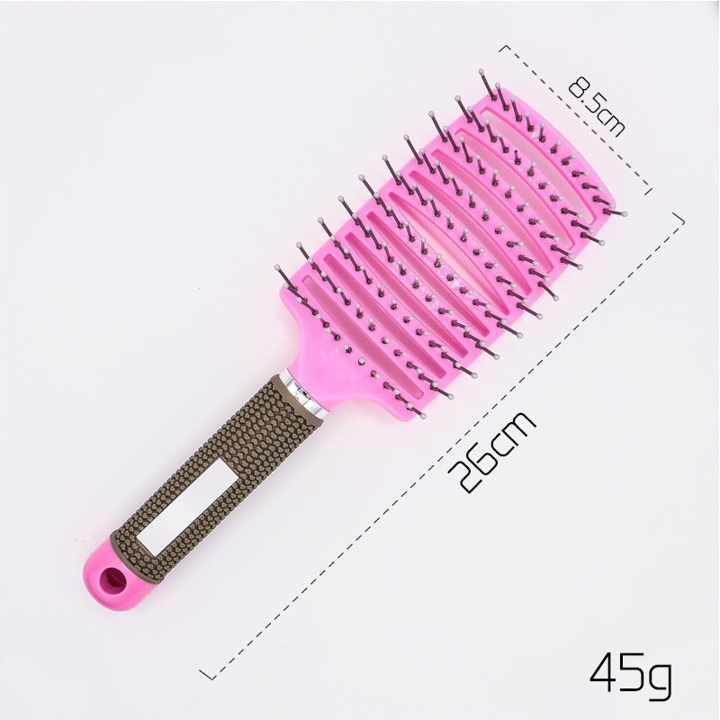 Hairbrush Anti Klit Brushy Haarborstel Women Detangler Hair Brush Bristle Nylon Scalp Massage  Teaser Hair Brush Comb Pi-Mart