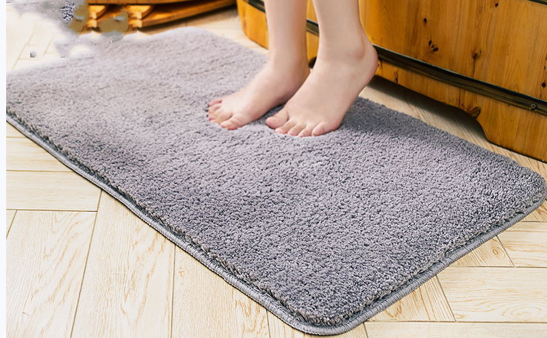 Bathroom absorbent thickened floor mat Pi-Mart