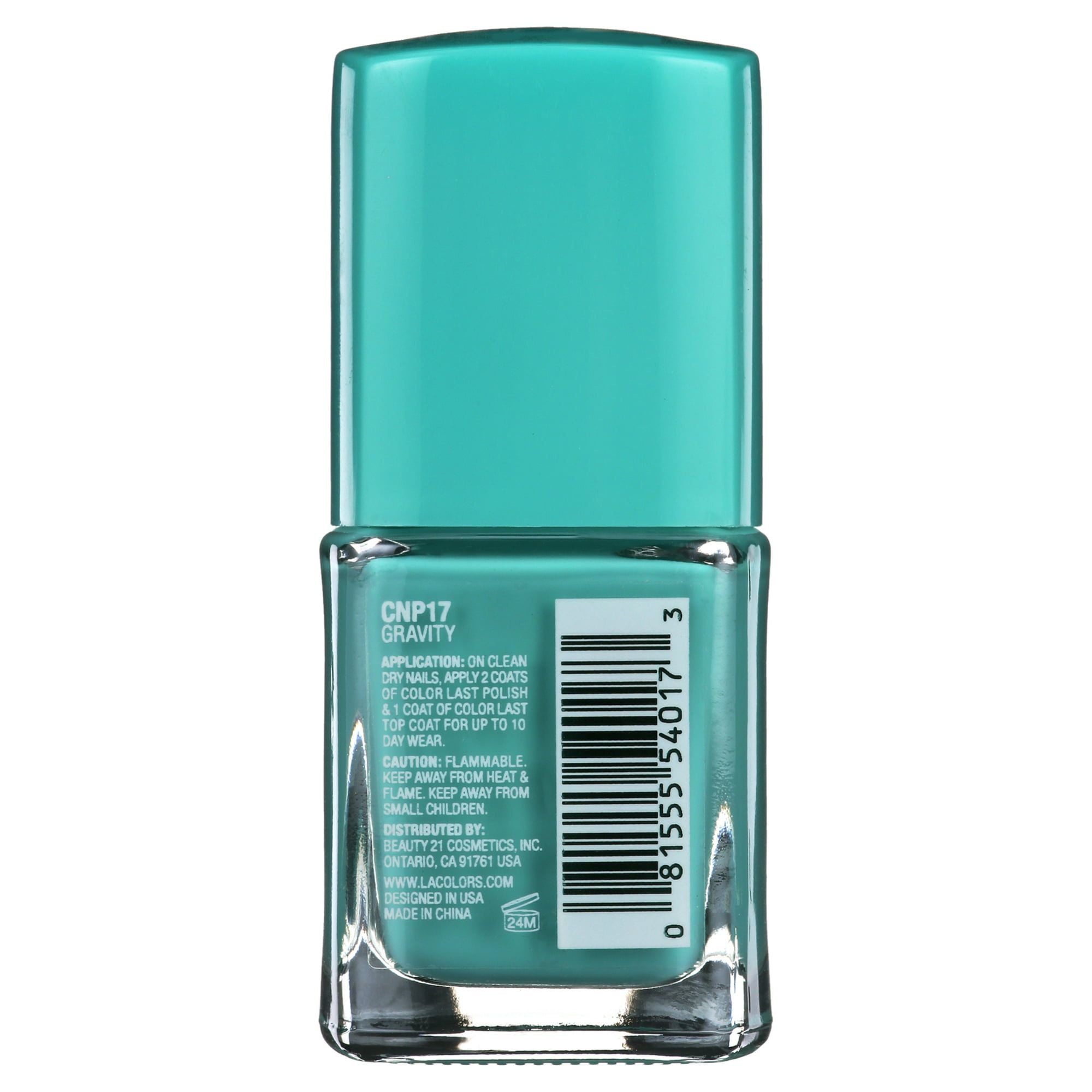 L.A. COLORS Color Last Nail Polish Gravity 0.5 fl oz EasyOptionXY LLC