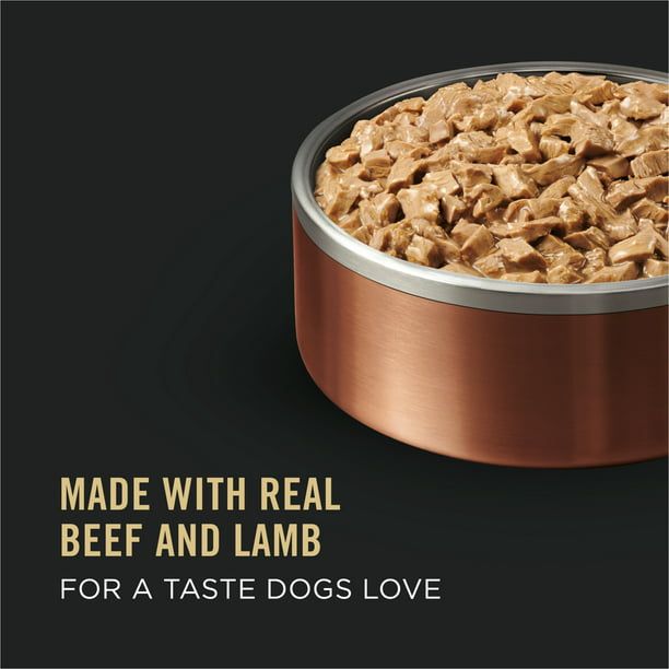 Purina Pro Plan Complete Essentials for Adult Dogs Beef Lamb, 5.5 oz Cans (24 Pack) EasyOptionXY LLC
