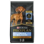 Purina Pro Plan Dog Food Calm & Balanced Adult Dry Chicken & Rice Calming Formula, 5 lb Bag EasyOptionXY LLC