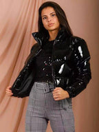 Glossy Bread Jacket Down Cotton Jacket Quilted Jacket Pi-Mart