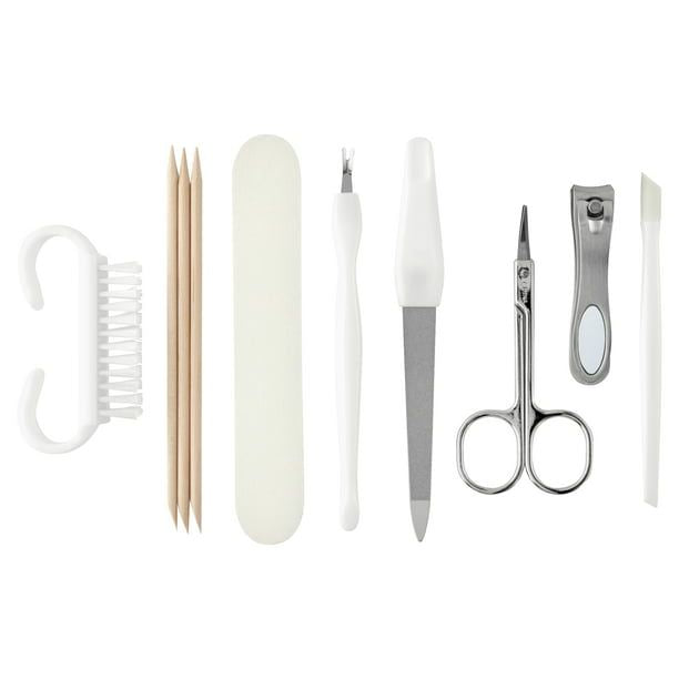 Equate Beauty Deluxe Nail Manicure Tool Kit, Adult, 8 Pieces EasyOptionXY LLC