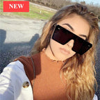 NEW Top Oversized Square Modern  Woman And Ladies Fashion Retro Gradient Sunglasses With  Big Frame And  Vintage Eyewear UV400 Protection - SJB-DIAMOND ELITES