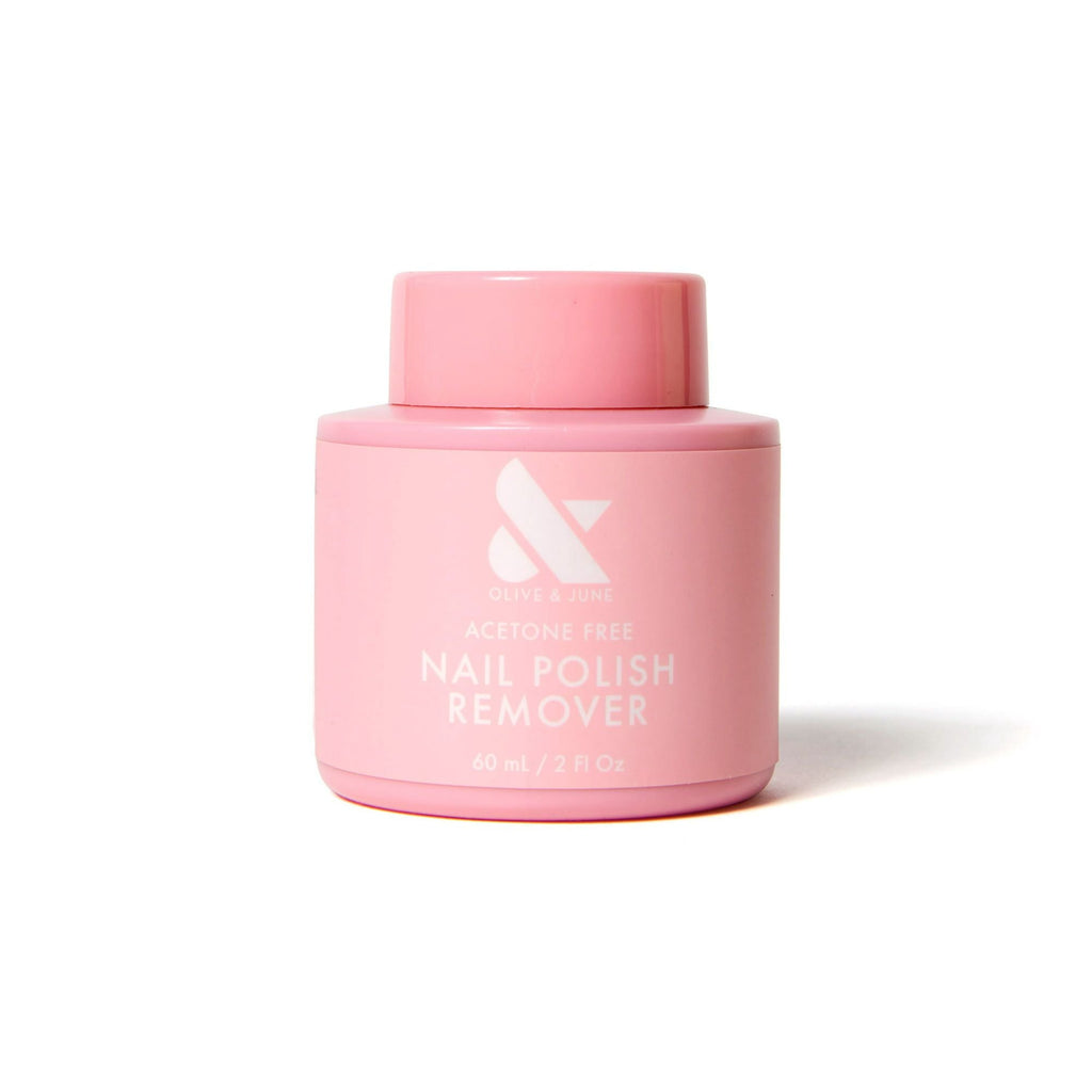 Olive & June Nail Polish Remover Pot with Sponge-Top Lid, Acetone-Free, 2 oz EasyOptionXY LLC