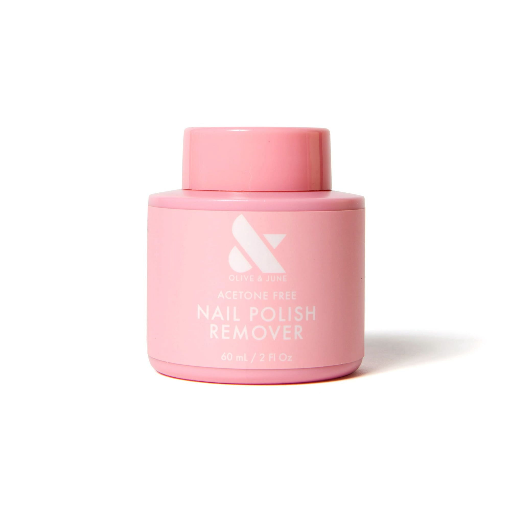 Olive & June Nail Polish Remover Pot with Sponge-Top Lid, Acetone-Free, 2 oz EasyOptionXY LLC