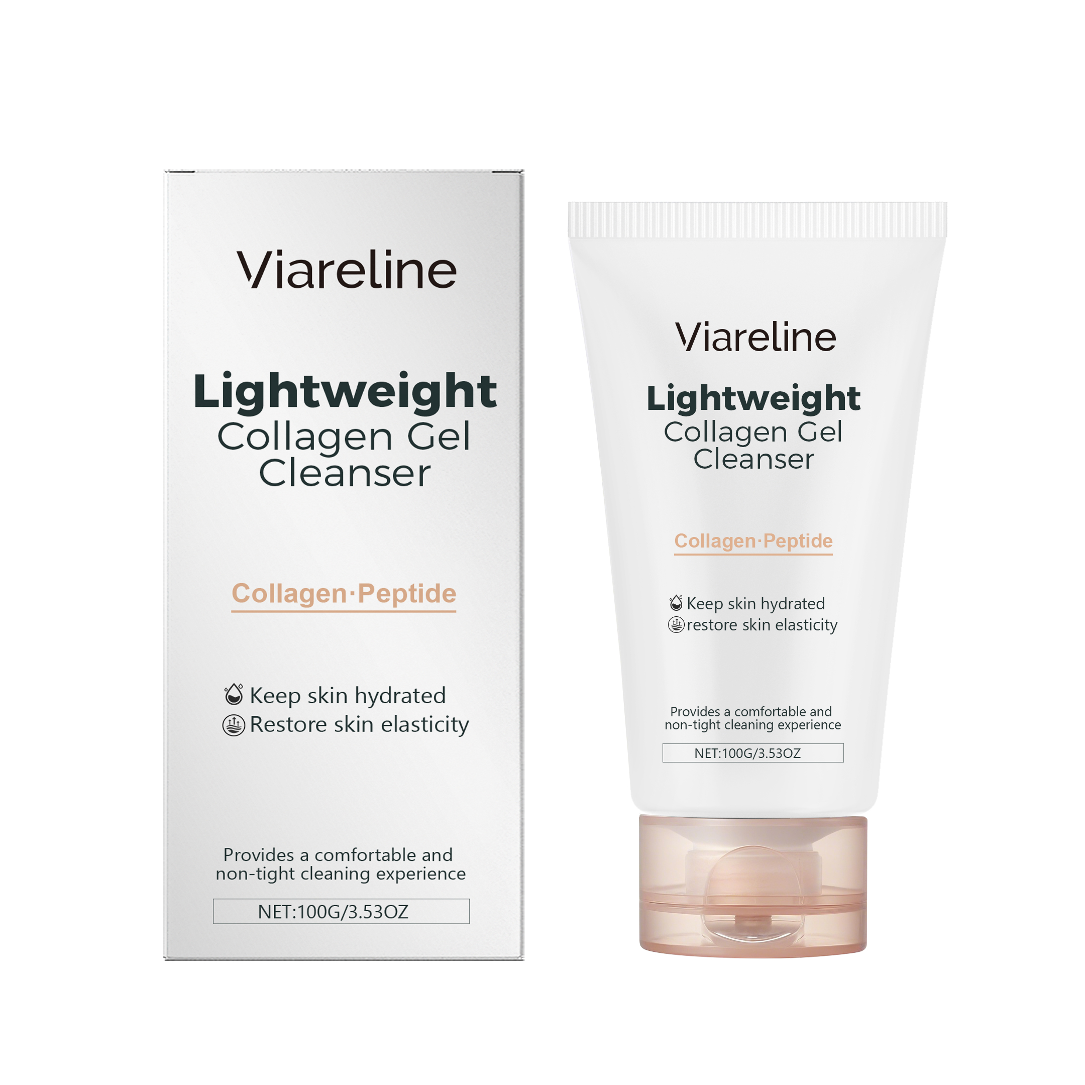 Viareline This Facial Cleanser Gently Caresses And Cleanses The Facial Skin, Making It Smooth, Moisturizing And Hydrating Lootquake LLC