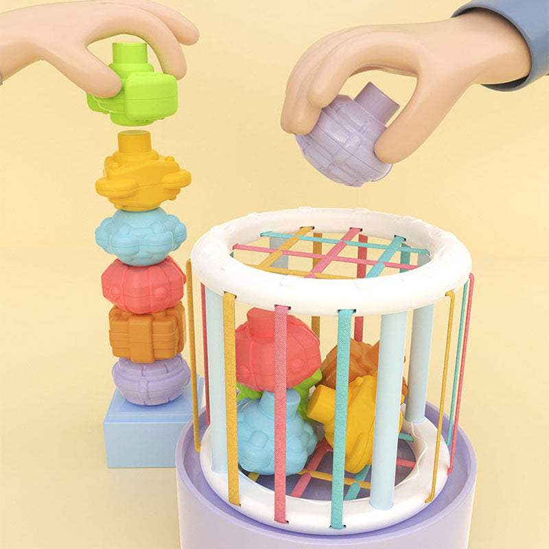 Rainbow Beaded Puzzle Toys For Children Pi-Mart