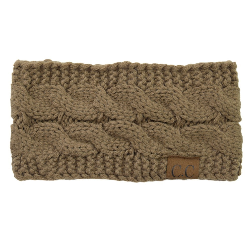 European And American Knitted Hairband Wool Variegated Pi-Mart