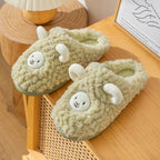 Plush Bedroom Cotton Fluffy Slippers Pi-Mart