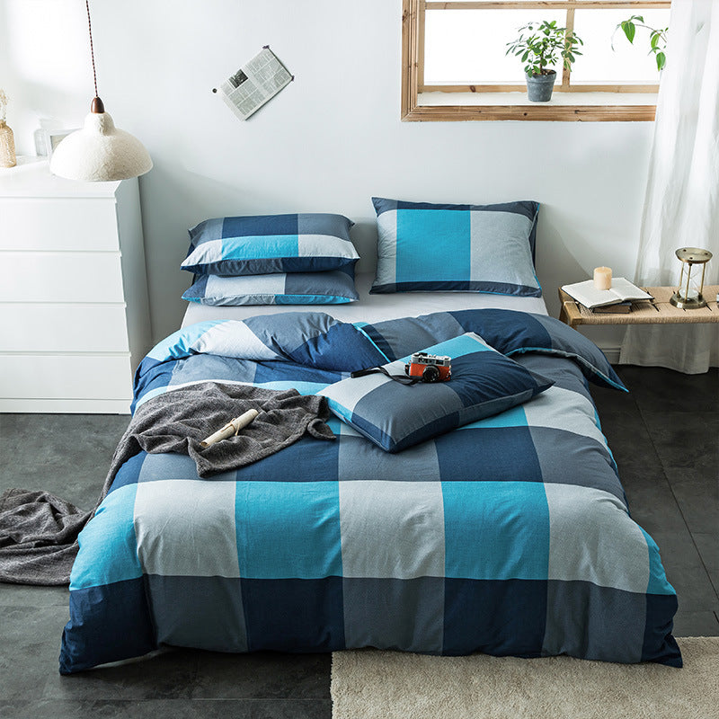 Check cotton bedding Pi-Mart