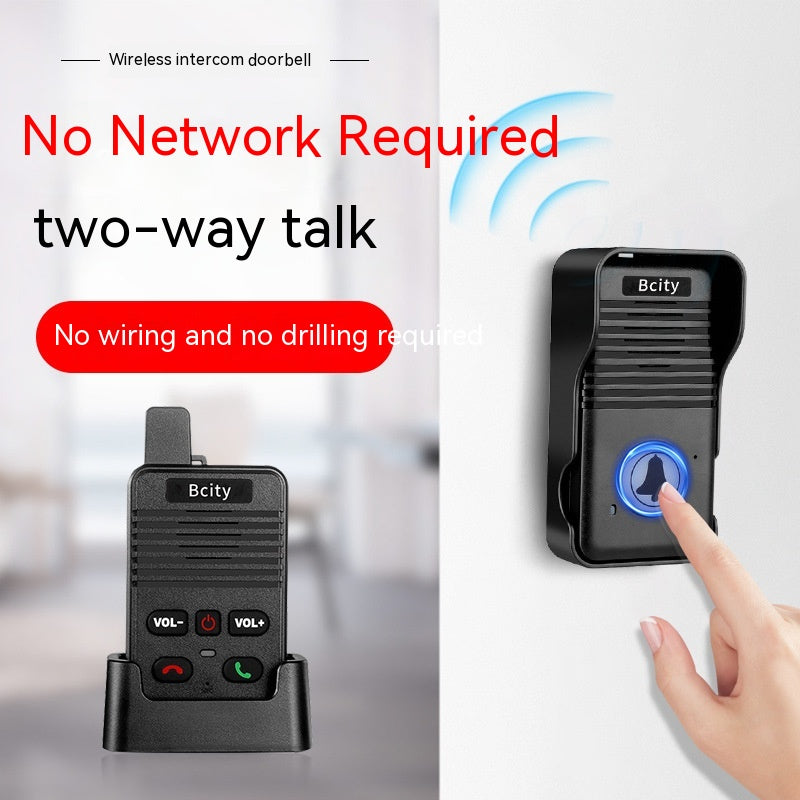 Wireless Voice Intercom Doorbell Two-way Intercom Pi-Mart