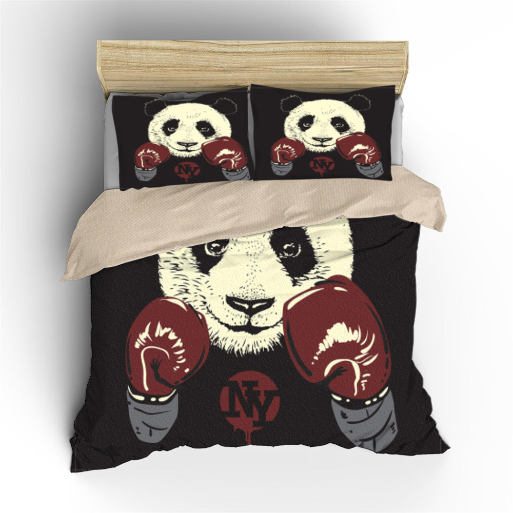 Three-piece digital printing duvet cover Pi-Mart