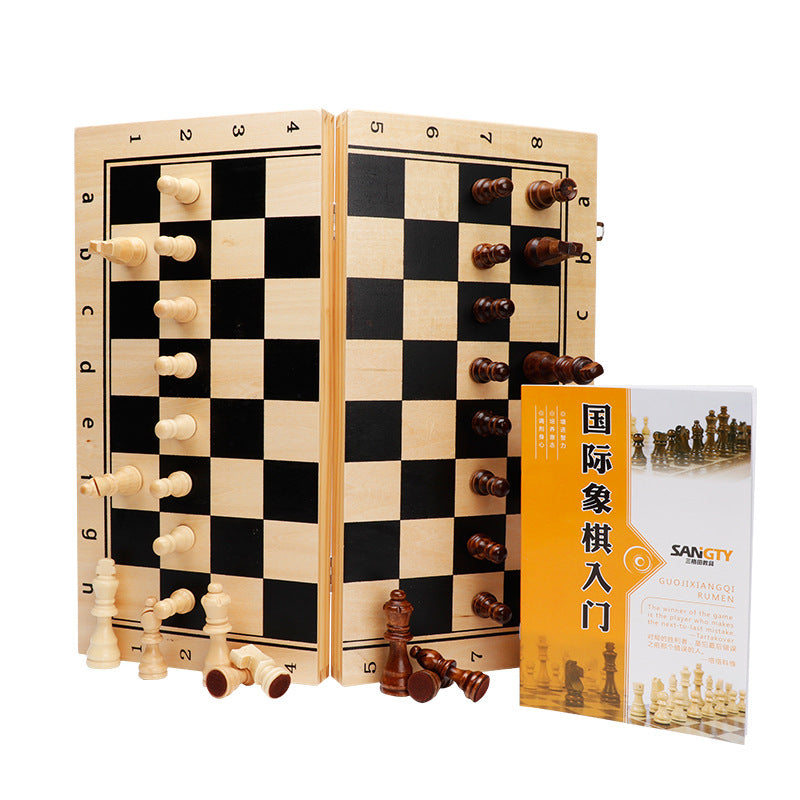 Magnetic chess set folding board board Pi-Mart